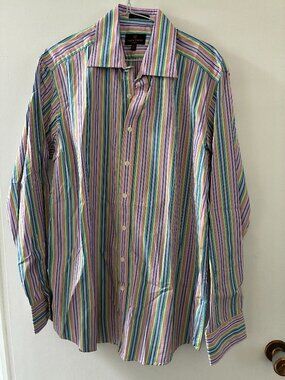 NEW. Shirt Sz 16.5 (42 cm) SIMON CARTER. Slim Fit. 100% cotton.